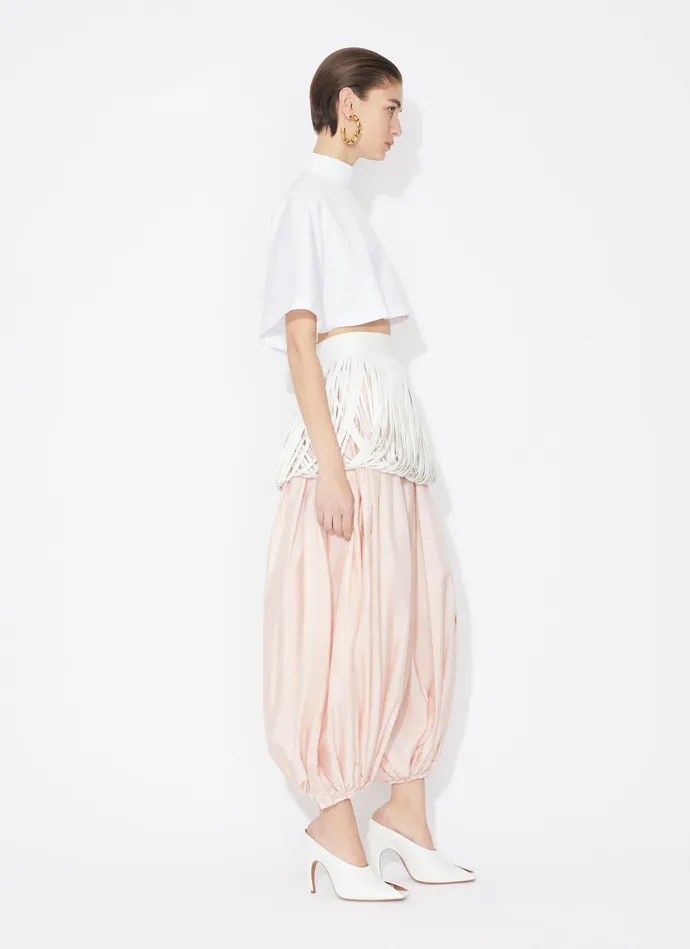 FRINGED LEATHER BELT Women Alaa Skirts