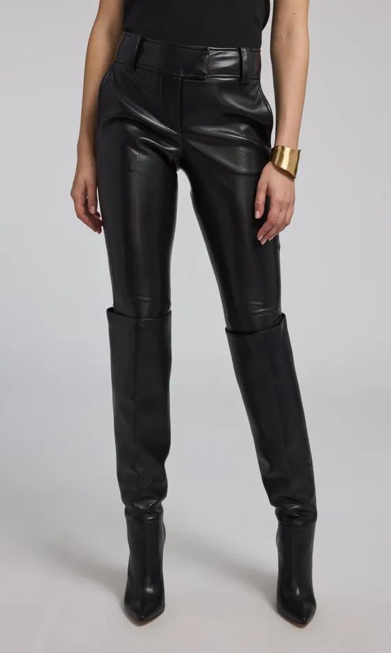 Generation Love Clothing Alexandra Vegan Leather Pants Black Women Pants