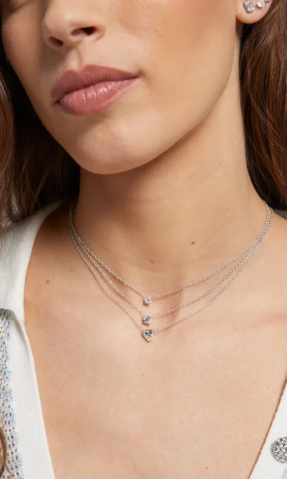 Generation Love Clothing Cherie Heart Cut Pendant 93 Carat White Gold Women Fine Jewelry Generation Love Clothing Cherie Heart Cut Pendant 93 Carat White Gold Women Fine Jewelry