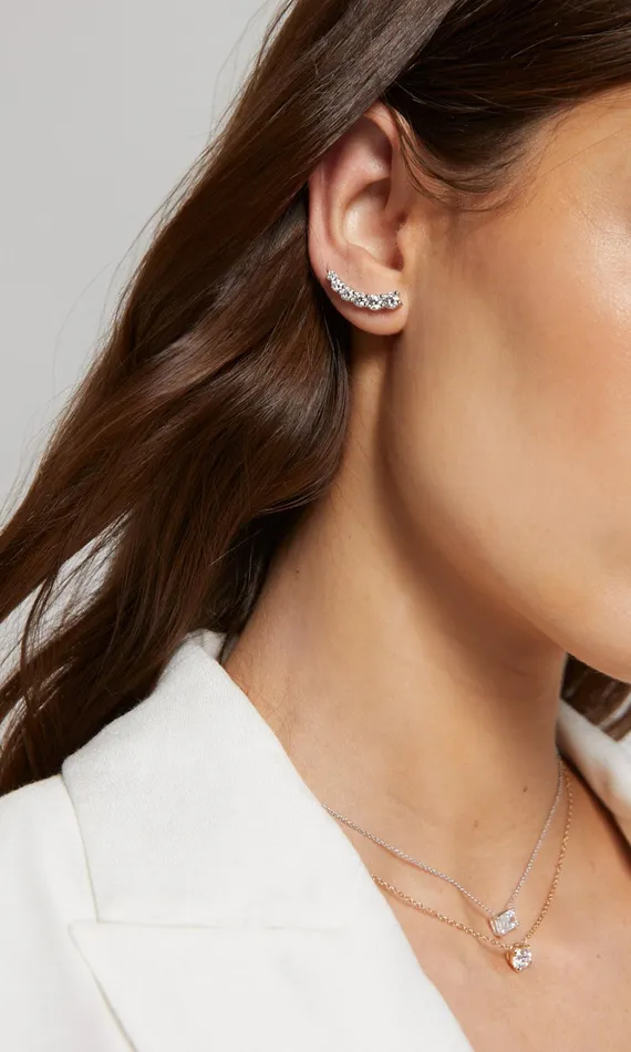Generation Love Clothing The Bestie Single Ear Climber 215 Carats White Gold Women Fine Jewelry Generation Love Clothing The Bestie Single Ear Climber 215 Carats White Gold Women Fine Jewelry