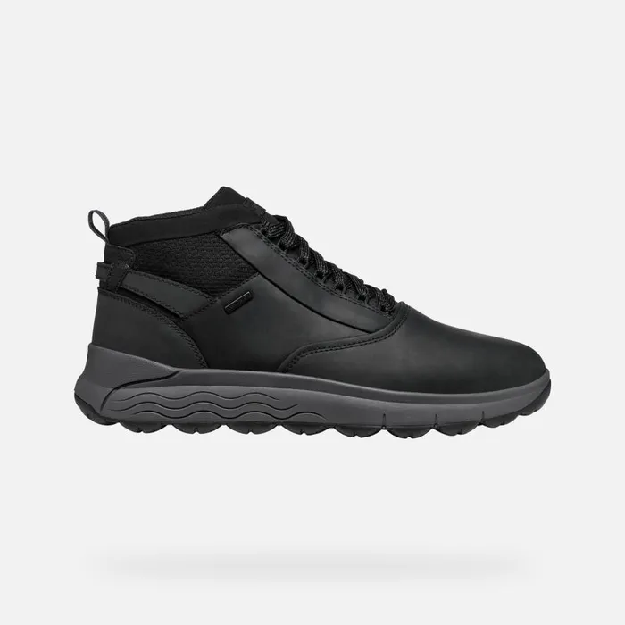 Geox Ankle Boots SPHERICA 4X4 ABX MAN Black Waterproof Boots Black 8211 Man