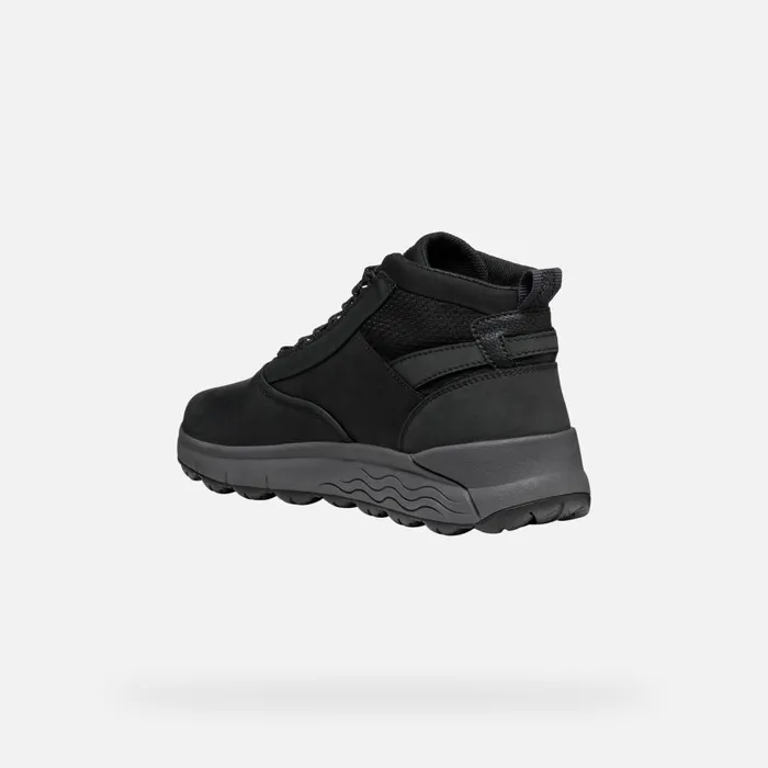 Geox Ankle Boots SPHERICA 4X4 ABX MAN Black Waterproof Boots Black 8211 Man