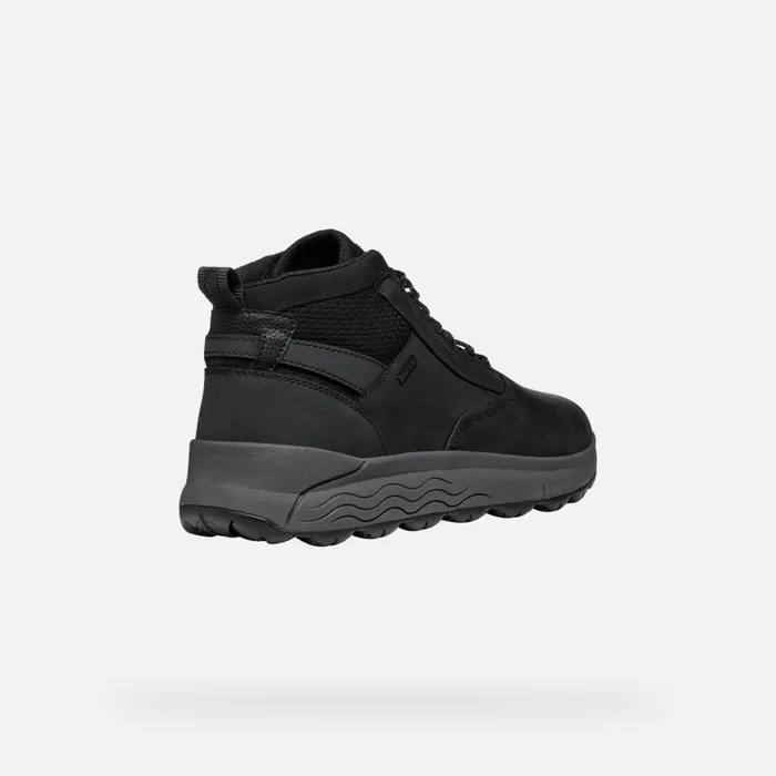 Geox Ankle Boots SPHERICA 4X4 ABX MAN Black Waterproof Boots Black 8211 Man