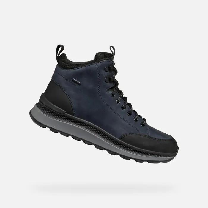 Geox Ankle Boots SPHERICA ACTIF X2 ABX MAN NavyBlack Mid Calf Boots Navyblack 8211 Man Geox Ankle Boots SPHERICA ACTIF X2 ABX MAN NavyBlack Mid Calf Boots Navyblack 8211 Man