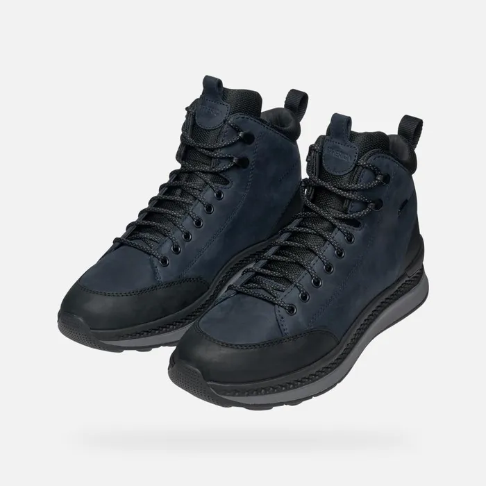 Geox Ankle Boots SPHERICA ACTIF X2 ABX MAN NavyBlack Mid Calf Boots Navyblack 8211 Man