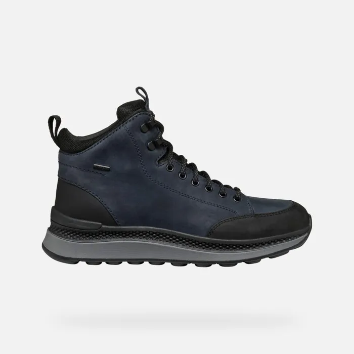 Geox Ankle Boots SPHERICA ACTIF X2 ABX MAN NavyBlack Mid Calf Boots Navyblack 8211 Man