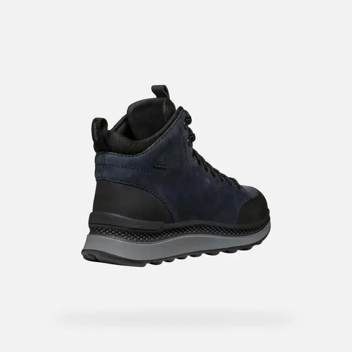 Geox Ankle Boots SPHERICA ACTIF X2 ABX MAN NavyBlack Mid Calf Boots Navyblack 8211 Man