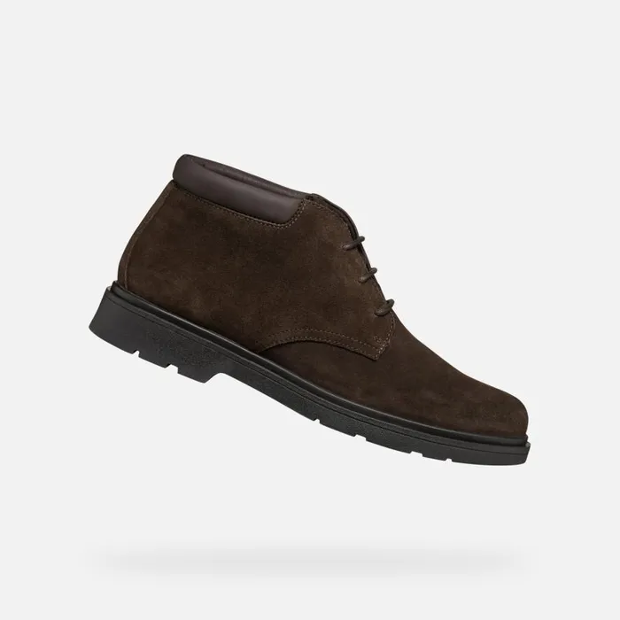 Geox Ankle Boots SPHERICA EC1 MAN Dark Brown Mid Calf Boots Dark Brown 8211 Man
