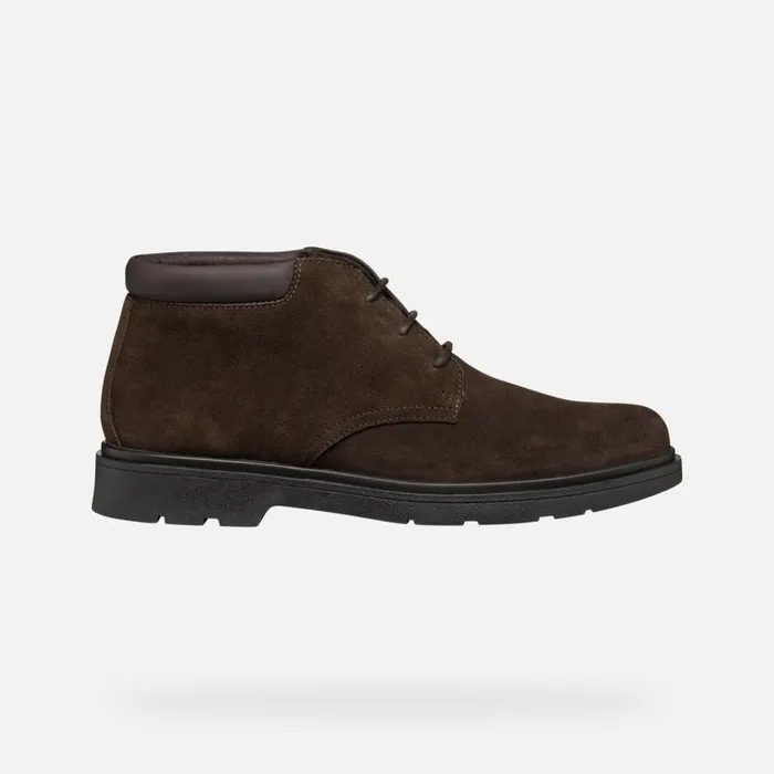 Geox Ankle Boots SPHERICA EC1 MAN Dark Brown Mid Calf Boots Dark Brown 8211 Man
