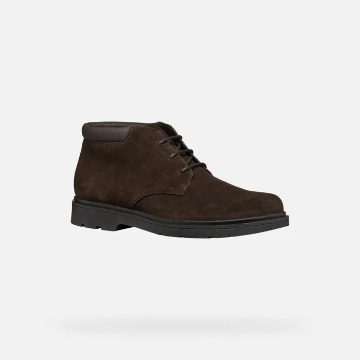 Geox Ankle Boots SPHERICA EC1 MAN Dark Brown Mid Calf Boots Dark Brown 8211 Man