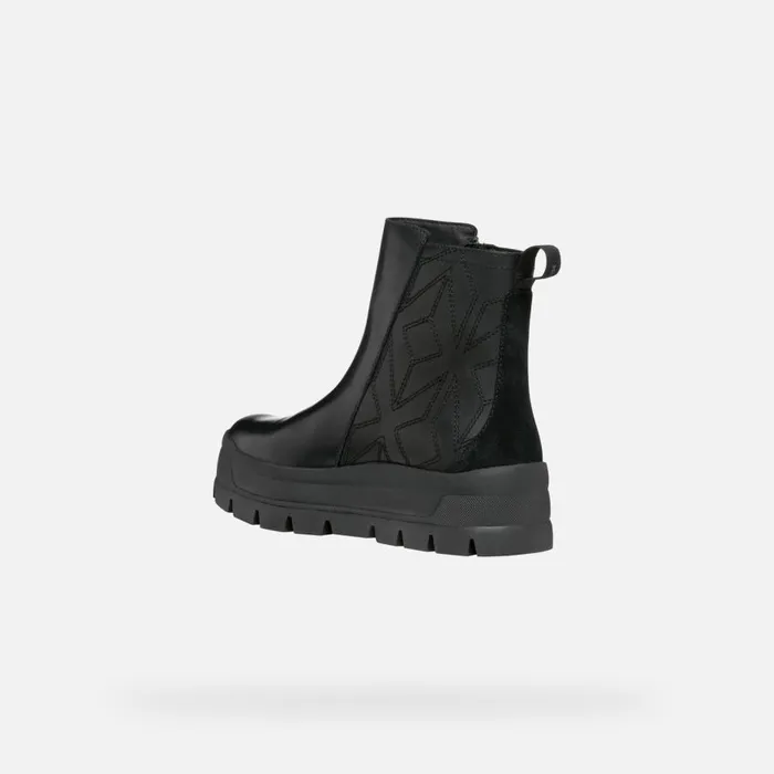 Geox Ankle Boots SPHERICA EC71 ABX WOMAN Black Waterproof Ankle Boots Black 8211 Woman