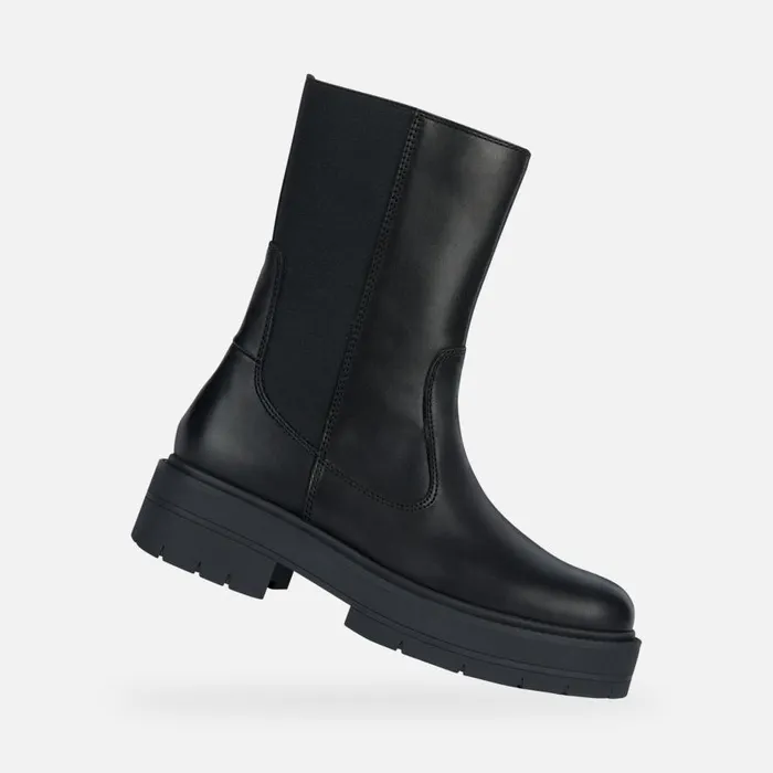Geox Ankle Boots SPHERICA EC7 K Chelsea Boots Black Woman Geox Black 8211 Woman Geox Ankle Boots SPHERICA EC7 K Chelsea Boots Black Woman Geox Black 8211 Woman