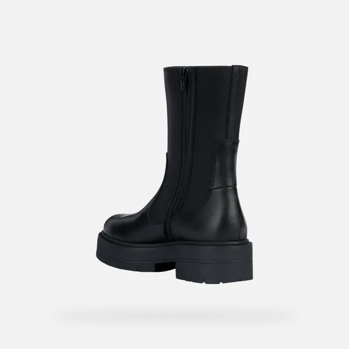 Geox Ankle Boots SPHERICA EC7 K Chelsea Boots Black Woman Geox Black 8211 Woman