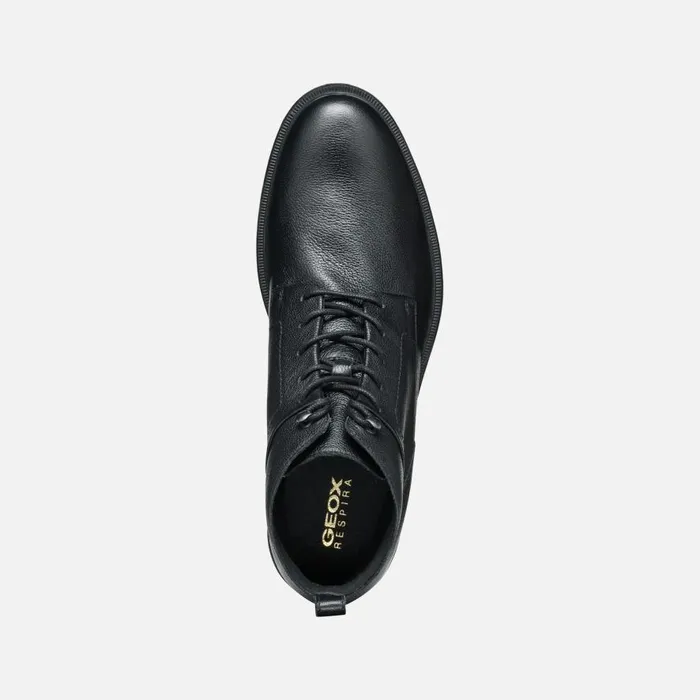 Geox Ankle Boots TERENCE MAN Black Ankle Boots With Laces Black 8211 Man
