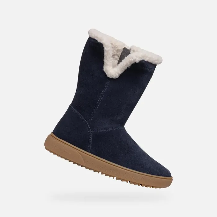Geox Ankle Boots THELEVEN GIRL Dark Navy Mid Calf Boots Dark Navy 8211 Kids
