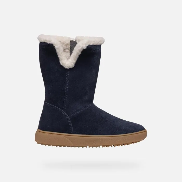 Geox Ankle Boots THELEVEN GIRL Dark Navy Mid Calf Boots Dark Navy 8211 Kids
