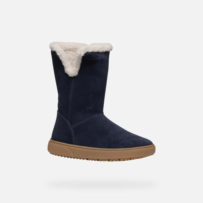 Geox Ankle Boots THELEVEN GIRL Dark Navy Mid Calf Boots Dark Navy 8211 Kids