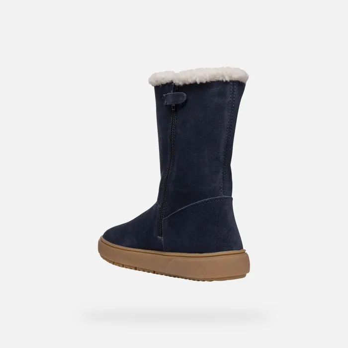 Geox Ankle Boots THELEVEN GIRL Dark Navy Mid Calf Boots Dark Navy 8211 Kids