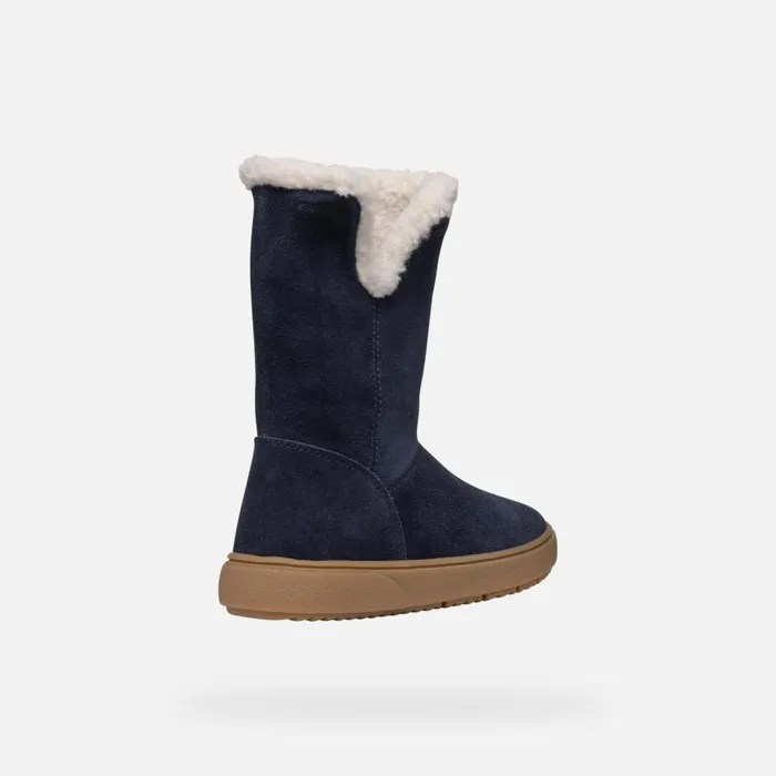 Geox Ankle Boots THELEVEN GIRL Dark Navy Mid Calf Boots Dark Navy 8211 Kids