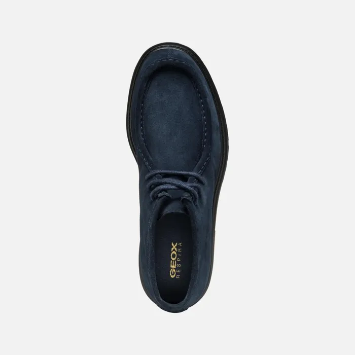 Geox Casual Shoes SPHERICA EC7 MAN Navy Suede Shoes Navy 8211 Man