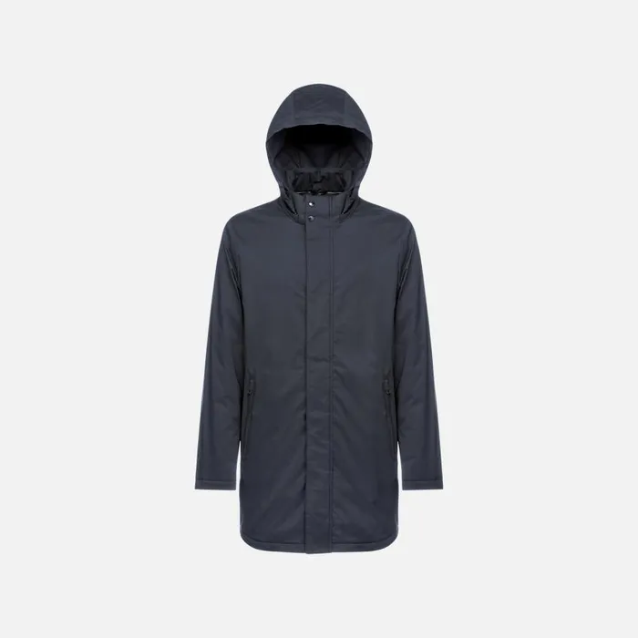 Geox Down Jackets AURELIO MAN Sky Captain Fulllength Quilted Coat Sky Captain 8211 Man Geox Down Jackets AURELIO MAN Sky Captain Fulllength Quilted Coat Sky Captain 8211 Man