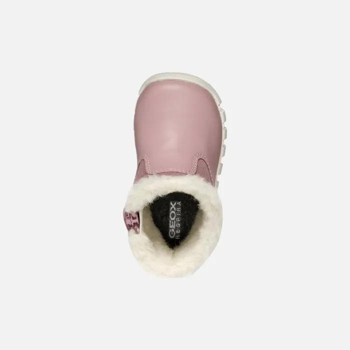 Geox First Steps IUPIDOO BABY GIRL Antique RosePrune Mid Calf Boots Antique Roseprune 8211 Kids