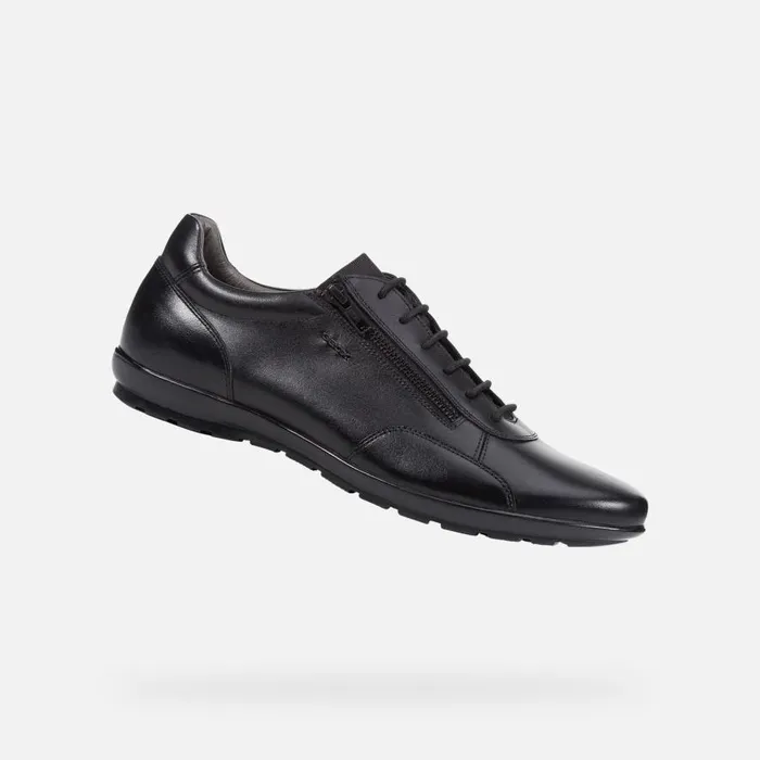Geox Formal Shoes SYMBOL Men039s Black Leather Shoes SS Black 8211 Man
