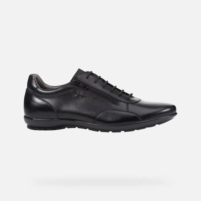 Geox Formal Shoes SYMBOL Men039s Black Leather Shoes SS Black 8211 Man