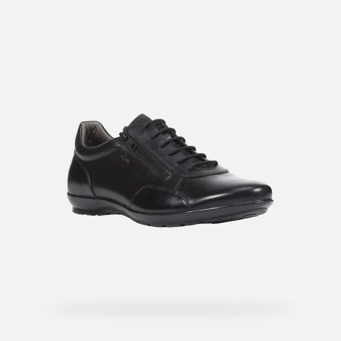 Geox Formal Shoes SYMBOL Men039s Black Leather Shoes SS Black 8211 Man