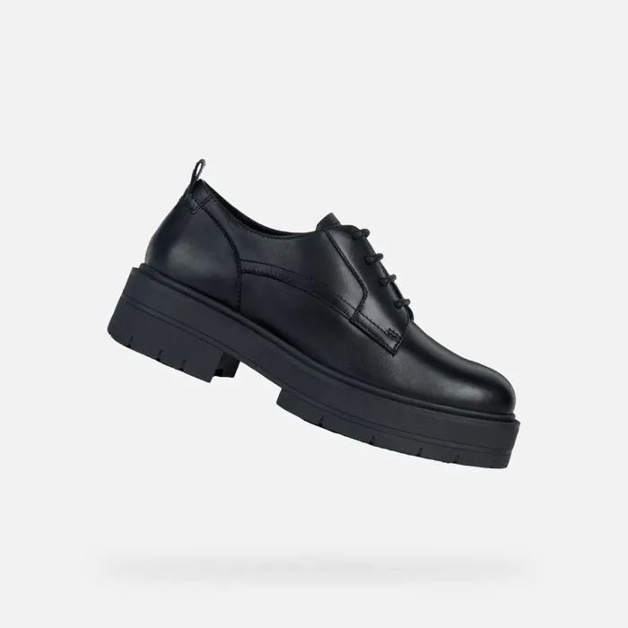 Geox Lace Ups And Brogues SPHERICA EC7 H LaceUp Shoes Black Woman Geox Black 8211 Woman Geox Lace Ups And Brogues SPHERICA EC7 H LaceUp Shoes Black Woman Geox Black 8211 Woman