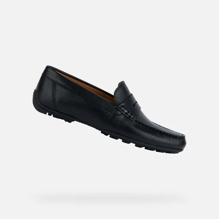 Geox Loafers KOSMOPOLIS GRIP W Leather Loafers Black Man Geox Black 8211 Man