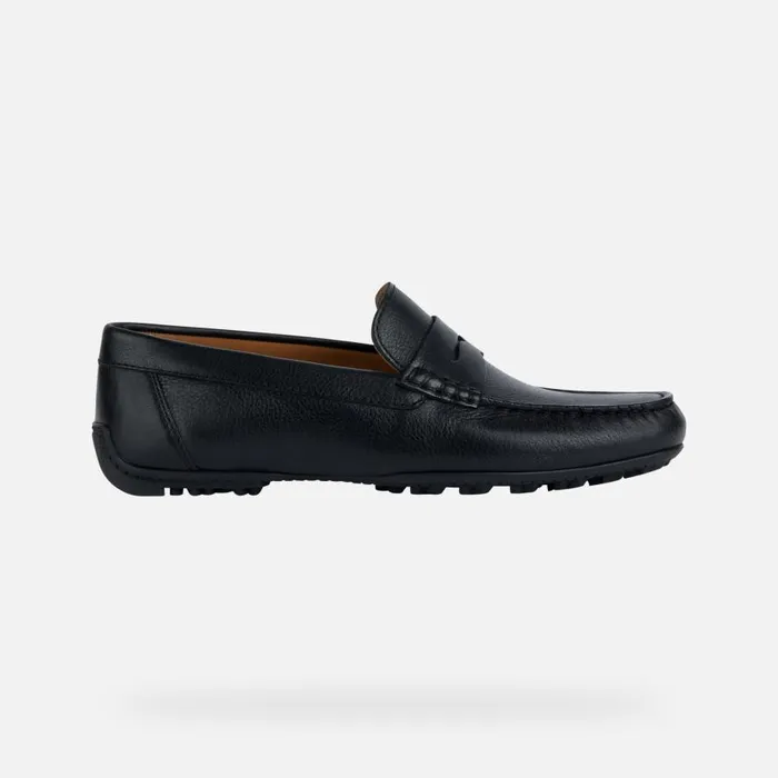 Geox Loafers KOSMOPOLIS GRIP W Leather Loafers Black Man Geox Black 8211 Man