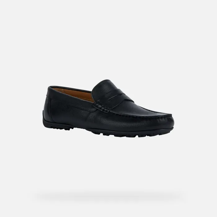 Geox Loafers KOSMOPOLIS GRIP W Leather Loafers Black Man Geox Black 8211 Man