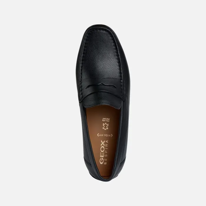 Geox Loafers KOSMOPOLIS GRIP W Leather Loafers Black Man Geox Black 8211 Man
