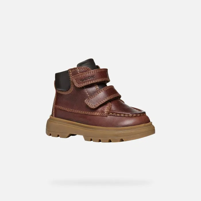 Geox MidCalf Boots KIDDARTAH TODDLER BOY Coffee Mid Calf Boots Coffee 8211 Kids