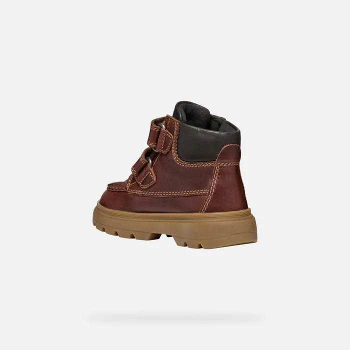 Geox MidCalf Boots KIDDARTAH TODDLER BOY Coffee Mid Calf Boots Coffee 8211 Kids