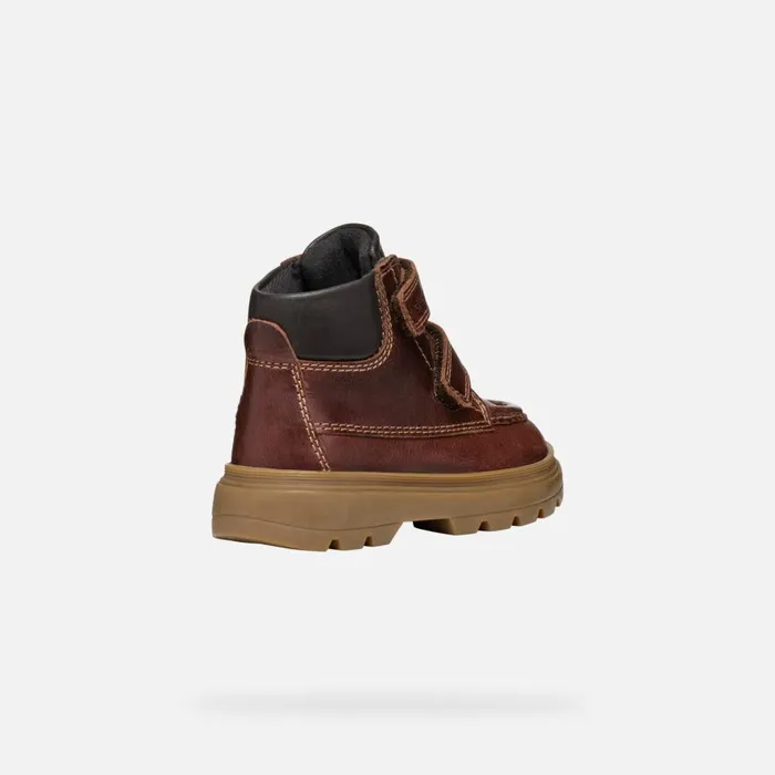 Geox MidCalf Boots KIDDARTAH TODDLER BOY Coffee Mid Calf Boots Coffee 8211 Kids