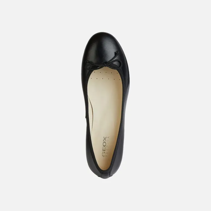 Geox Pumps FLORETIA Women039s Black Low Heel Pumps Geox Black 8211 Woman