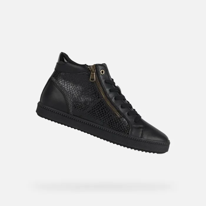Geox Sneakers BLOMIEE B High Top Sneakers Black Woman Geox Black 8211 Woman