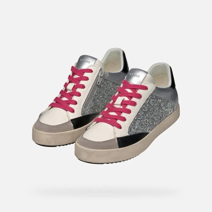 Geox Sneakers BLOMIEE WOMAN SilverRock Low Top Sneakers Silverrock 8211 Woman