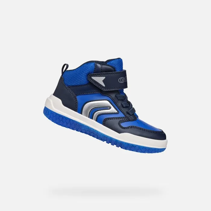 Geox Sneakers BUZZERLIGHT BOY NavyRoyal High Top Sneakers Navyroyal 8211 Kids Geox Sneakers BUZZERLIGHT BOY NavyRoyal High Top Sneakers Navyroyal 8211 Kids