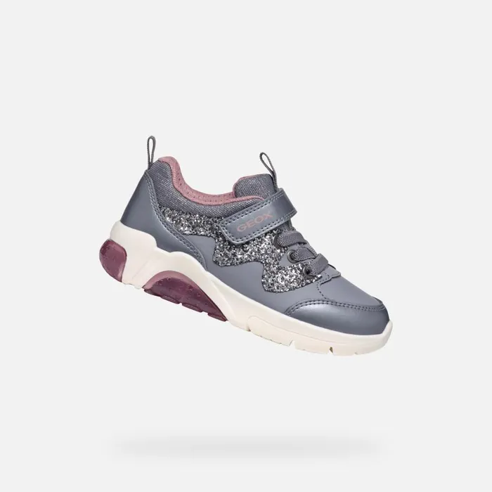 Geox Sneakers FADINLIGHT GIRL GreyRose Low Top Sneakers Greyrose 8211 Kids