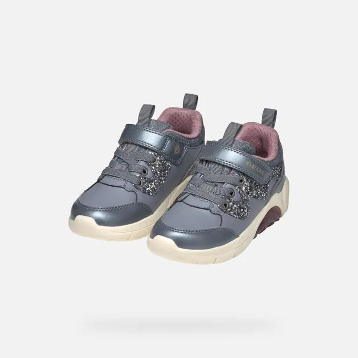 Geox Sneakers FADINLIGHT GIRL GreyRose Low Top Sneakers Greyrose 8211 Kids