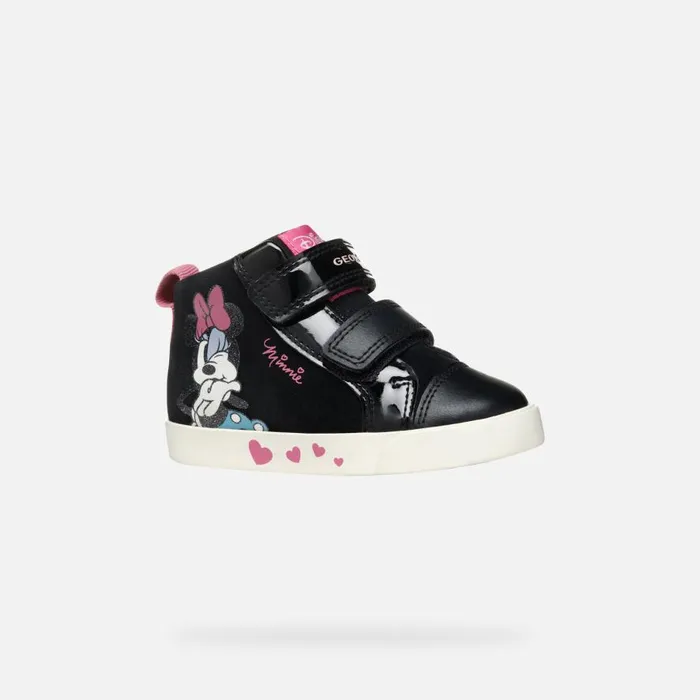 Geox Sneakers KILWI BABY BlackOld Rose Minnie Blackold Rose 8211 Kids