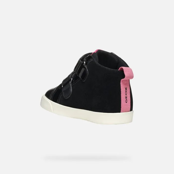 Geox Sneakers KILWI BABY BlackOld Rose Minnie Blackold Rose 8211 Kids