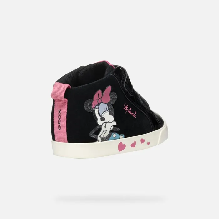 Geox Sneakers KILWI BABY BlackOld Rose Minnie Blackold Rose 8211 Kids