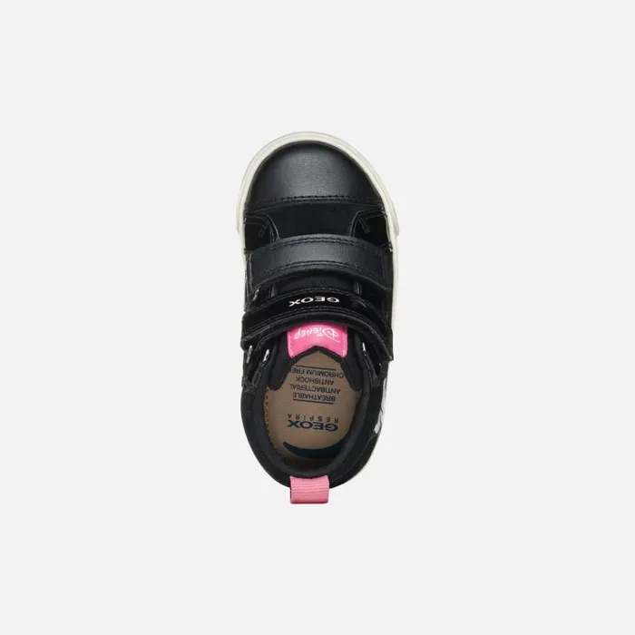 Geox Sneakers KILWI BABY BlackOld Rose Minnie Blackold Rose 8211 Kids
