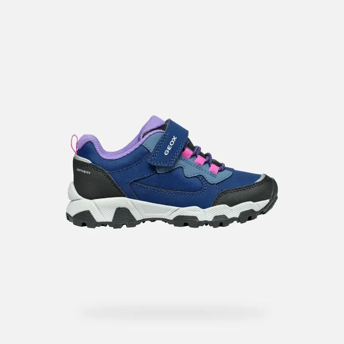 Geox Sneakers MAGNETAR ABX JUNIOR Navy Low Top Sneakers Navy 8211 Kids