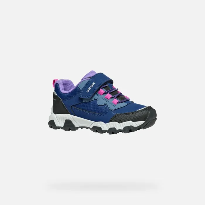 Geox Sneakers MAGNETAR ABX JUNIOR Navy Low Top Sneakers Navy 8211 Kids