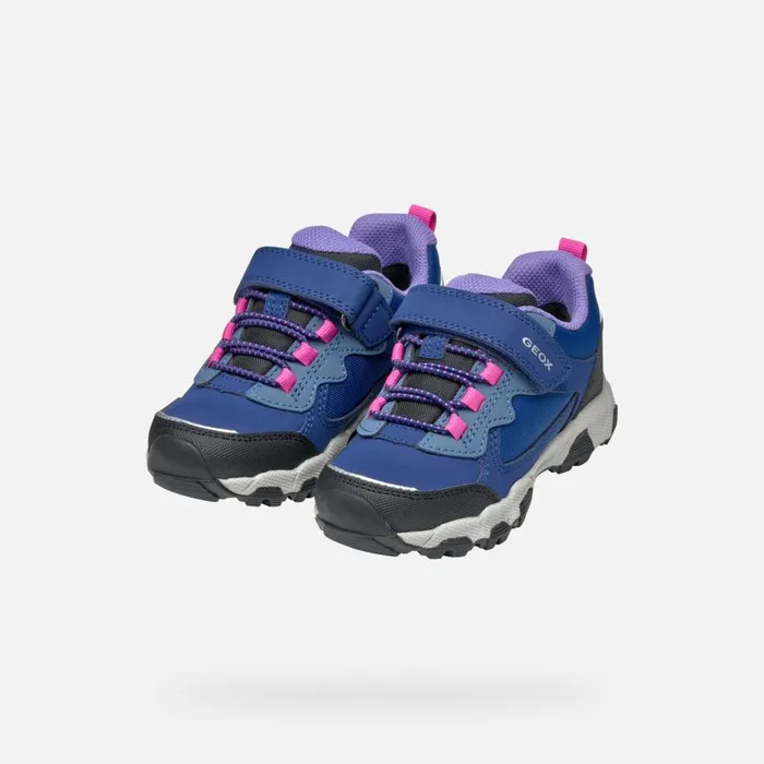 Geox Sneakers MAGNETAR ABX JUNIOR Navy Low Top Sneakers Navy 8211 Kids